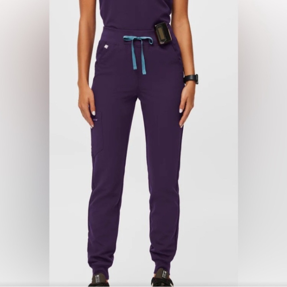 Women's Purple Figs Zamora Joggers High Waisted Medium